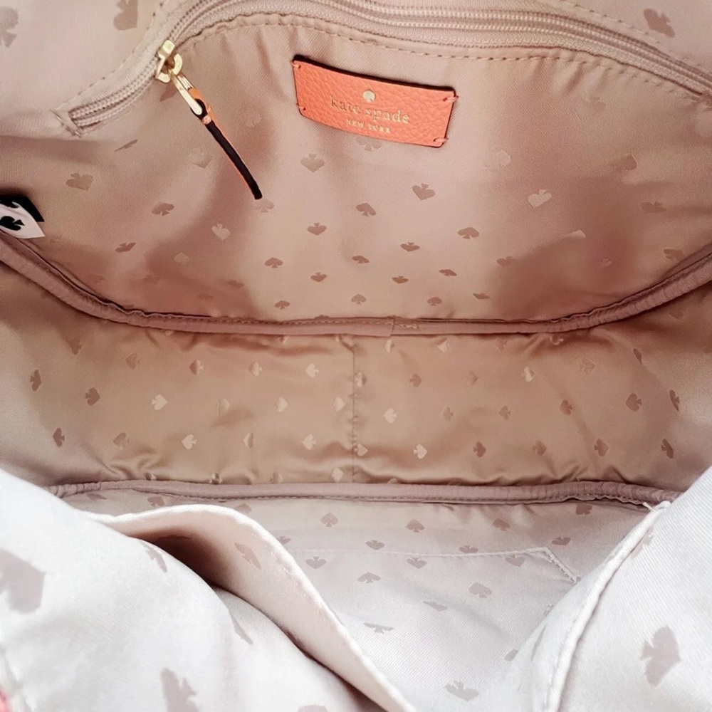 Kate Spade Top Zip Satchel Hobo Crossbody Leather - Picture 7 of 7